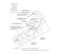 0726 - Marmitta Leovince Sito 2 Tempi Peugeot VIVACITY 50
