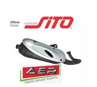 0732 SCARIICO MARMITTA SITO PLUS APRILIA SR 50FACTORY MOTORE PIAGGIO RUNNER 50cc