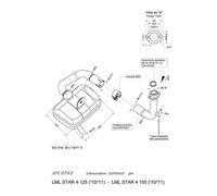 0742 - Marmitta Leovince Sito 4T LML STAR 4 125 / STAR 4 150