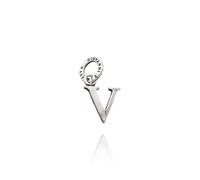 07819 Charm in Argento 925 Lettera Logo "V" Giovanni Raspini