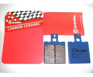 07BB0106 PASTIGLIE BREMBO CERAMICHE ANTERIORI CAGIVA SST 250 1980 >