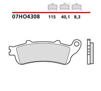 07HO4308 BREMBO 2 PASTIGLIE ANTERIORI CERAMIC HONDA XL VARADERO 1000 1999 2000