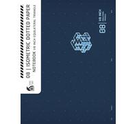 08 | 1/8 Inch Equilateral Triangle Isometric Dotted Paper Notebook (Horizontal Layout): 3D Isometric Dot Grid Paper for Architectural Engineering & Product Design (Japanese Blue Cover)
