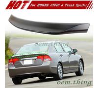 08-11 Fit For Honda Civic 8th FA FD Acura CSX 4D DTO Trunk Spoiler Unpainted