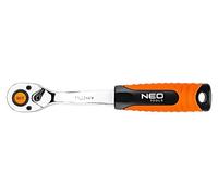 08-530 cricchetto 1/4" con interruttore 155 mm denti: 90 NEO TOOLS