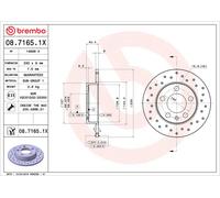 08.7165.1X Disco freno Brembo