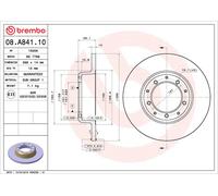 BREMBO 08.A841.10 Disco freno