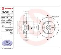 08.A858.17 Disco freno Brembo