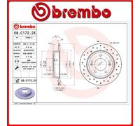 08.C172.2X#66 DISCO FRENO POSTERIORE SPORTIVO BREMBO XTRA KIA CERATO KOUP (TD) 1