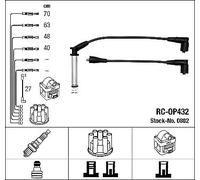 0802 NGK Kit cavi accensione per OPEL,VAUXHALL