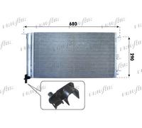 0804.2059 FRIGAIR Condensatore, Climatizzatore per FIAT