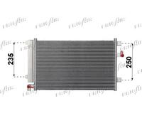 0804.2074 COND.FIAT MULTIPLA REST.1.9 JTD 02>10 Frigair Radiatori