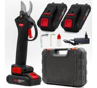 081 Store - Forbice Potatura con 2 Batterie da 48V e Comoda Valigetta, GARANZIA DI 2 ANNI, Cesoia a Batteria Professionale Cesoie Elettriche portatile, Lavora ininterrottamente 6/7 ore