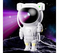 081 Store - Proiettore stelle soffitto, Proiettore stellare soffitto astronauta, astronauta proiettore GRANDE con 17 effetti di luce, Timer e telecomando lampada notturna per bambini