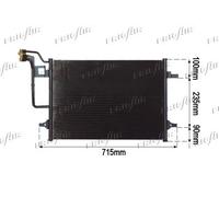 0810.3017 FRIGAIR Condensatore, Climatizzatore per SKODA,VW