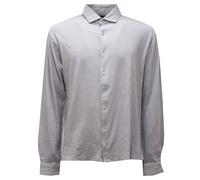 0815AG polo camicia uomo LIU-JO regular fit grey cotton polo shirt man