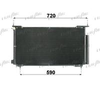 0819.3013 FRIGAIR Condensatore, Climatizzatore per HONDA