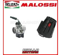 08402+042419.C0 KIT CARBURATORE DELLORTO PHVA 12 QD 2T + FILTRO MALOSSI ARIA CON