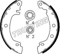 088.225 TRUSTING Kit ganasce freno per RENAULT