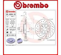 09.4939.3X#41 DISCO FRENO ANTERIORE SPORTIVO BREMBO XTRA OPEL CORSA E Van 1.3 CD