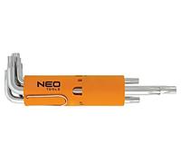 09-524 Set chiavi Torx® TX10,TX15,TX20,TX25,TX30,TX40,TX45,TX50 NEO TOOLS
