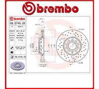 09.5745.2X#49 DISCO FRENO ANTERIORE SPORTIVO BREMBO XTRA AUDI A4 (8EC, B7) 2.0 T