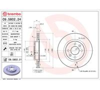 09.5802.24 Disco freno Brembo