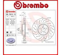 09.7812.1X#8 DISCO FRENO ANTERIORE SPORTIVO BREMBO XTRA SUBARU IMPREZA Saloon (G