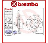 09.8304.1X#27 DISCO FRENO ANTERIORE SPORTIVO BREMBO XTRA MERCEDES-BENZ E-CLASS T