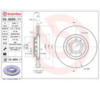 Brembo Disco Freno 09869011