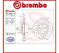 09.9468.1X#20 DISCO FRENO ANTERIORE SPORTIVO BREMBO XTRA FORD C-MAX II (DXA/CB7,