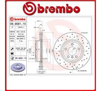 09.9581.1X#16 DISCO FRENO ANTERIORE SPORTIVO BREMBO XTRA BMW X3 (E83) xDrive 20