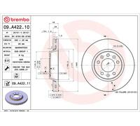 09.A422.10 Disco freno Brembo