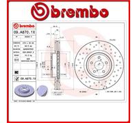 09.A870.1X#1 DISCO FRENO ANTERIORE SPORTIVO BREMBO XTRA SUBARU FORESTER (SJ) 2.0