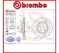 09.B270.1X#3 DISCO FRENO ANTERIORE SPORTIVO BREMBO XTRA HONDA ACCORD VIII (CU) 2