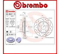09.B647.1X#3 DISCO FRENO ANTERIORE SPORTIVO BREMBO XTRA MITSUBISHI LANCER VIII (