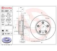 09.C881.11 Disco freno Brembo