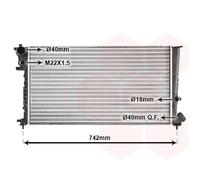 09002148 VAN WEZEL Radiatore, Raffreddamento motore per CITROËN,PEUGEOT