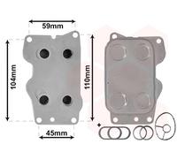 09013701 VAN WEZEL Radiatore olio, Olio motore per CITROËN,FIAT,FORD,LANCIA,PEUG