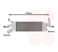 09014703 VAN WEZEL Intercooler per CITROËN,MITSUBISHI,PEUGEOT