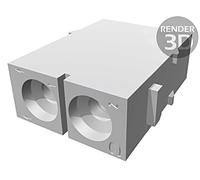 09140022602 Connettore: Modulo HAN maschio Han Modular 40A PIN: 2 40A HARTIN