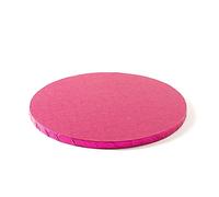 0931906 DECORA - SOTTOTORTA TONDO FUCSIA Ø 35 X H 1,2 CM
