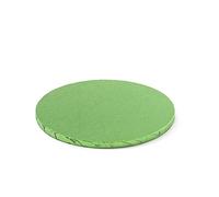 0931939 DECORA - SOTTOTORTA TONDO VERDE CHIARO Ø 25 X H 1,2 CM