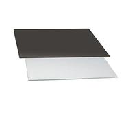 0932583 DECORA - PIATTO TORTA NERO E ARGENTO QUADRATO 36 X 36 CM