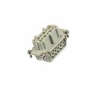 09330102701 Connettore: femmina ad angolo retto Han E PIN: 10 10 + PE 16A HARTIN