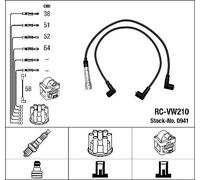 0941 NGK Kit cavi accensione per AUDI,SEAT,VW,WARTBURG