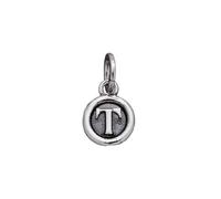 09610 Charm in Argento 925 Lettera "T" Bottone Giovanni Raspini