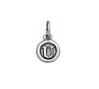 09611 Charm in Argento 925 Lettera "U" Bottone Giovanni Raspini