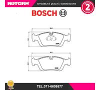 0986424767 Kit pastiglie freno a disco ant adatto a Bmw (MARCA-BOSCH)