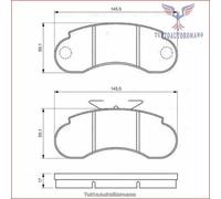 0986460947 Kit pastiglie freno Bosch Anteriore